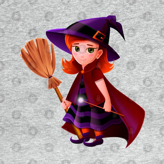 Cute Witch by Mako Design 